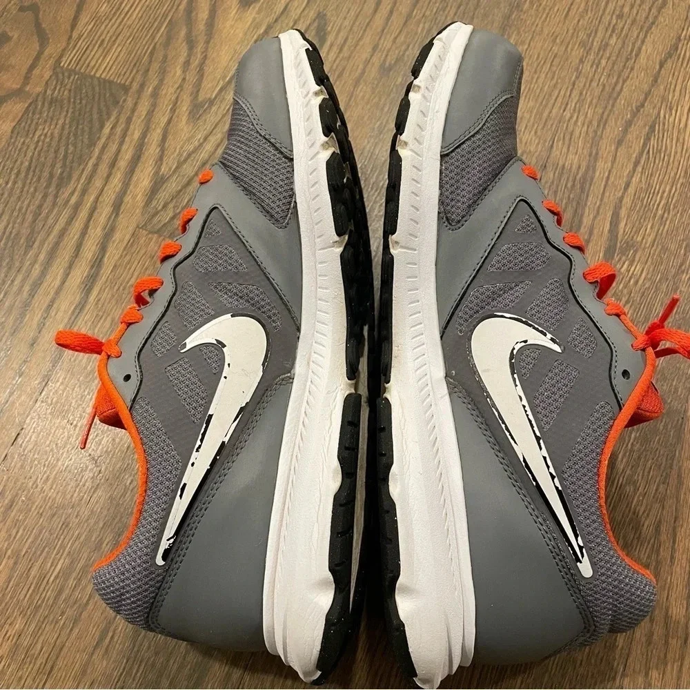 Nike Downshifter 6 Running Shoes Grey/Orange Mens 13 684652-005